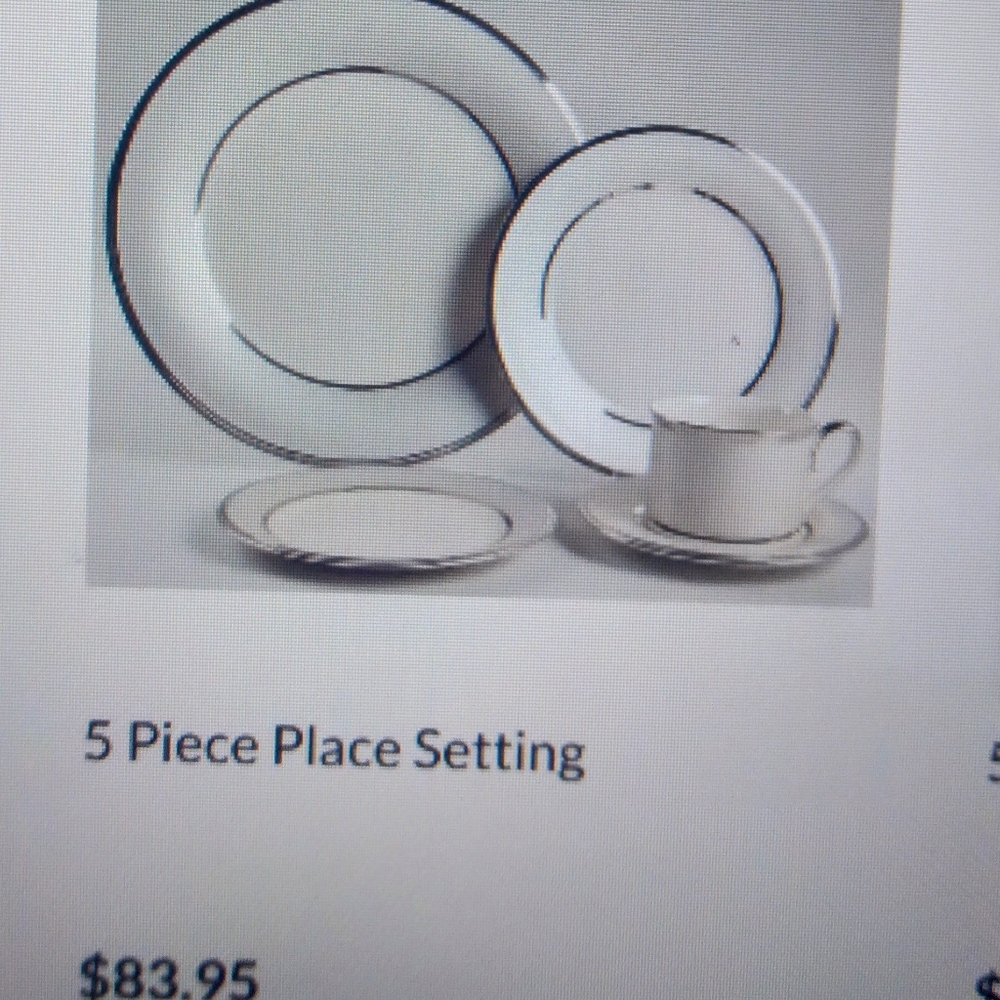 60 pieces Lenox China 12 piece place settings 60 pieces in all